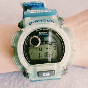 CASIO G-Shock DW004S-2V 1627 men's G-LIDE Blue "Rocky Point" new battery!